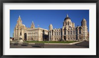 Framed Liver, Cunard, and Port of Liverpool Buildings, Liverpool, Merseyside, England