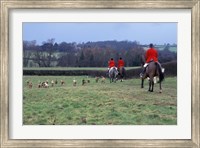Framed Quorn Fox Hunt, Leicestershire, England