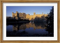 Framed Sunset on Leeds Castle, Leeds, England