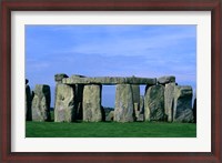 Framed Abstract of Stones at Stonehenge, England