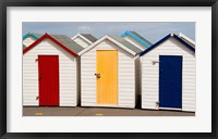 Framed Bath Houses in Paignton, Devon, England