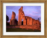 Framed Glastonbury Abbey, England