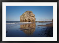 Framed Marsden Rock, South Shields, South Tyneside, England