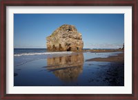 Framed Marsden Rock, South Shields, South Tyneside, England