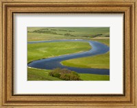 Framed River Cuckmere, near Seaford, East Sussex, England