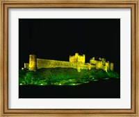 Framed Bamburgh Castle, Northumberland, England