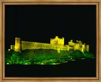 Framed Bamburgh Castle, Northumberland, England