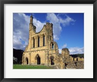 Framed Byland Abbey, North Yorkshire, England