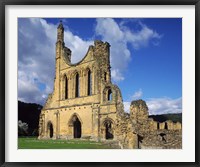 Framed Byland Abbey, North Yorkshire, England