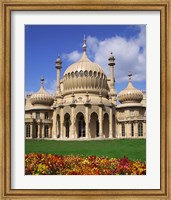 Framed Royal Pavilion in Brighton, East Sussex, England