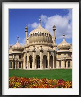 Framed Royal Pavilion in Brighton, East Sussex, England