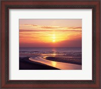 Framed Sunset, Blackpool, Lancashire, England