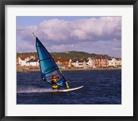 Framed Marine Lake Windsurfer, Wirral, Merseyside, England