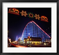 Framed Big One Roller Coaster, Blackpool, Lancashire, England