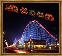 Framed Big One Roller Coaster, Blackpool, Lancashire, England