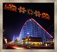 Framed Big One Roller Coaster, Blackpool, Lancashire, England