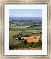 Framed Farmland from Sutton Bank, North Yorkshire, England