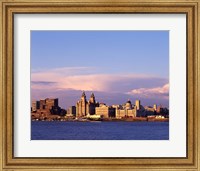 Framed Liverpool Skyline, Merseyside, England