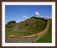 Framed Hadrian's Wall, Northumberland, England