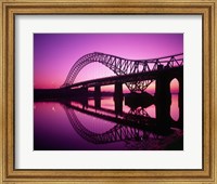 Framed Runcorn Bridge, Cheshire, England
