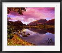 Framed Grasmere in The Lake District, Cumbria, England