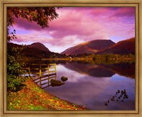 Framed Grasmere in The Lake District, Cumbria, England