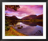 Framed Grasmere in The Lake District, Cumbria, England