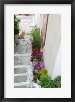 Framed Street Detail, Vathy, Samos, Aegean Islands, Greece