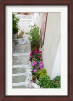 Framed Street Detail, Vathy, Samos, Aegean Islands, Greece