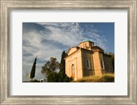 Framed Agios Triados Monastery Chapel, Mitilini, Samos, Aegean Islands, Greece