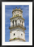 Framed Bell Tower of St Nikolaos Church, Kiliomeno, Zakynthos, Ionian Islands, Greece