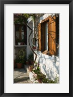 Framed Building Detail, Lesvos, Mithymna, Northeastern Aegean Islands, Greece