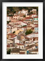 Framed Buildings of Ano Vathy Village, Vathy, Samos, Aegean Islands, Greece