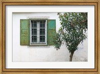 Framed Courtyard Detail, Limonos Monastery, Filia, Lesvos, Mithymna, Aegean Islands, Greece