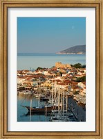Framed Greece, Aegean Islands, Samos, Pythagorio: Harbor