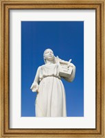 Framed Greece, Aegeans, LESVOS, Mytilini, Sappho statue