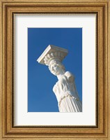 Framed Greece, Ionian Islands, Kefalonia, Caryatid Statue