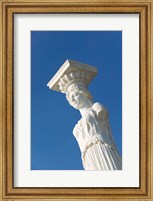 Framed Greece, Ionian Islands, Kefalonia, Caryatid Statue