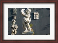 Framed Greece, Ionian Islands, Kefalonia, Cherub Statue