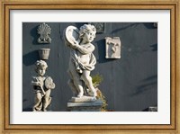 Framed Greece, Ionian Islands, Kefalonia, Cherub Statue