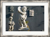 Framed Greece, Ionian Islands, Kefalonia, Cherub Statue