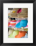 Framed Hats for Sale, Kokkari, Samos, Aegean Islands, Greece