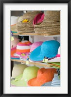 Framed Hats for Sale, Kokkari, Samos, Aegean Islands, Greece