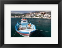 Framed Kokkari Waterfront, Samos, Aegean Islands, Greece