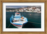 Framed Kokkari Waterfront, Samos, Aegean Islands, Greece