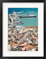 Framed Town and Port, Zakynthos, Ionian Islands, Greece