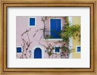 Framed Vacation Villa Detail, Assos, Kefalonia, Ionian Islands, Greece