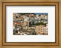 Framed Viewed from Western Hills, Lesvos, Mithymna, Northeastern Aegean Islands, Greece