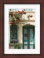 Framed Village Doorway, Agiasos, Lesvos, Mytilini, Aegean Islands, Greece