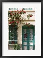 Framed Village Doorway, Agiasos, Lesvos, Mytilini, Aegean Islands, Greece